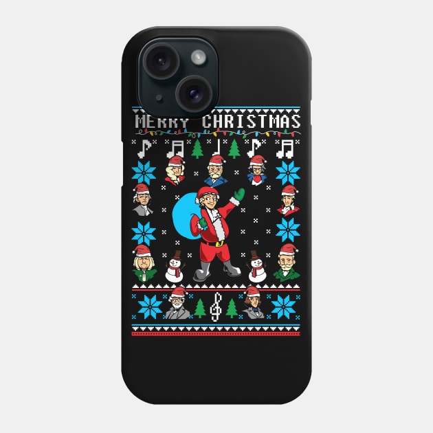 Classical Music Lover Christmas Sweater Phone Case by KsuAnn