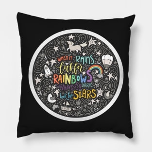 Look For Rainbows Pillow