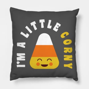 Halloween Candy Corn Kawaii I'm A Little Corny Pillow