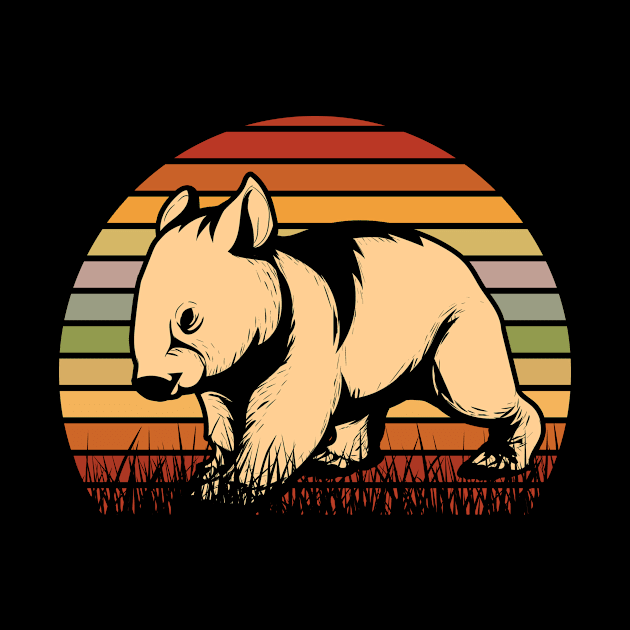 Forest Aussie Vintage Wombats by shirtsyoulike