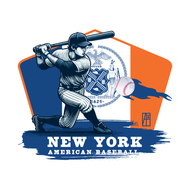 USA - American BASEBALL - New York - Baseball - New York baseball by ArtProjectShop