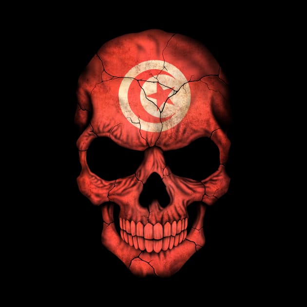 Tunisian Flag Skull by jeffbartels