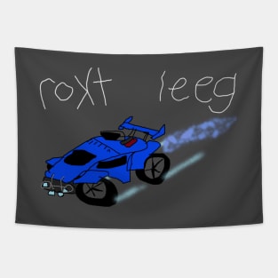 Rokt Leeg Blue Octane Car Tapestry