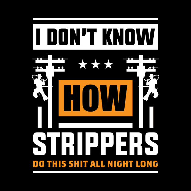 Funny Lineman Saying by LetsBeginDesigns