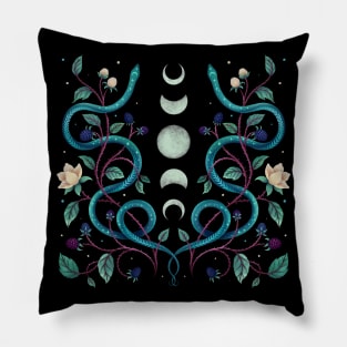 Serpent Moon Pillow