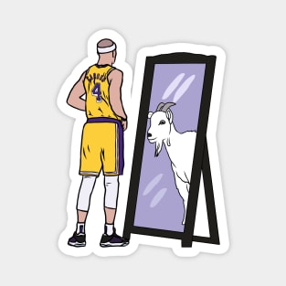 Alex Caruso Mirror GOAT Magnet