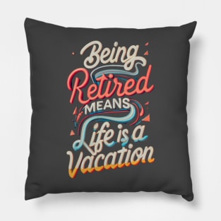 Retirement Perks Pillow