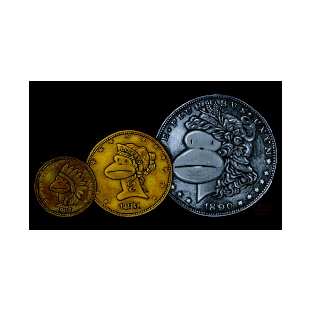 Famous Ape Coins by WalterMoore