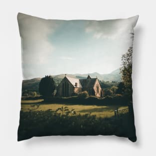 Wales church Pillow