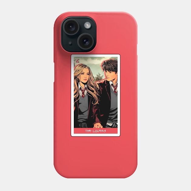 the lovers - house of anubis tarot card Phone Case by sadieillust