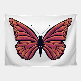 Glowing Monarch butterfly Tapestry