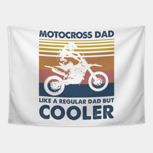 Motocross Dad Vintage Gift Father's Day Tapestry