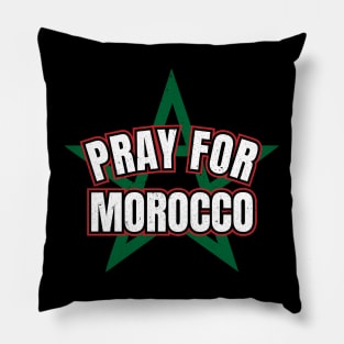 Pray For Morocco Support Moroccans .DNS Pillow