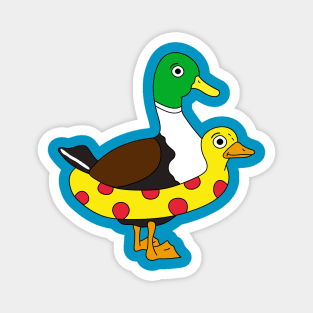 Duck and lifebuoy Magnet