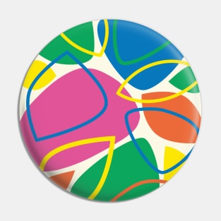 Colorful Mid Century Modern Abstract 23 Pin