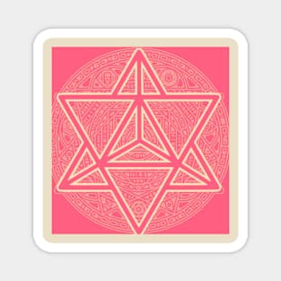 Sacred geometry graphic Magnet