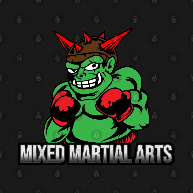 MMA FIGHTER OGRE RED by Excela Studio