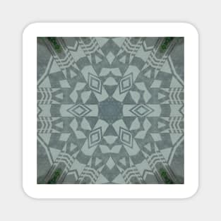 Reverse Graffitti Kaleidoscope Pattern (Seamless) 5 Magnet