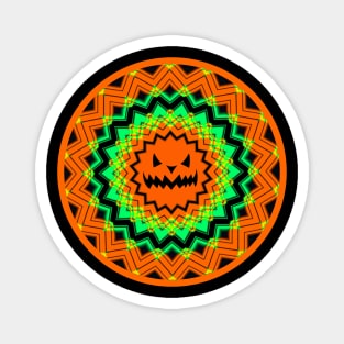 HAPPY Halloween Pumpkin Face Magnet