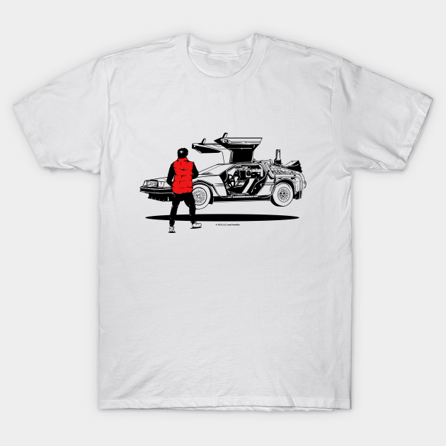 Marty McFly DeLorean - Back To The Future - T-Shirt
