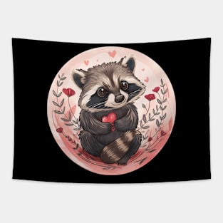 Raccoon Lover Design Tapestry