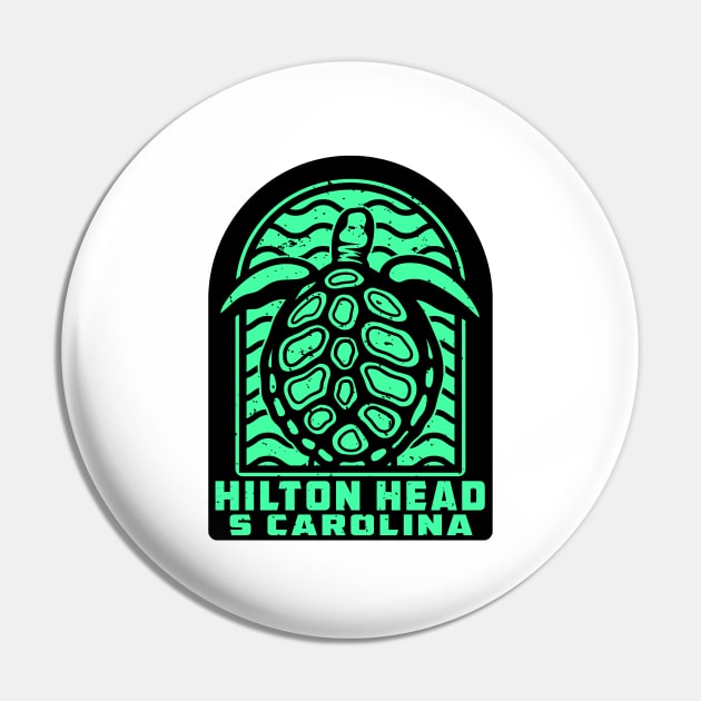 Hilton Head Island South Carolina Beach Sea Turtle Pin by DD2019