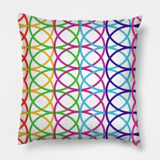 Rainbow Rounds Pillow