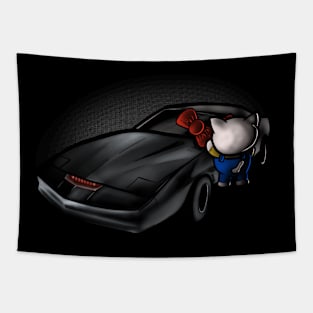 Hello Kitt Tapestry