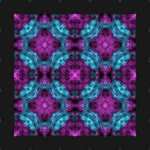 Blue and purple fractal by Kcinnik