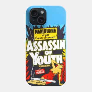 1930s retro propaganda -  Marihuana  Assassin of youth Phone Case