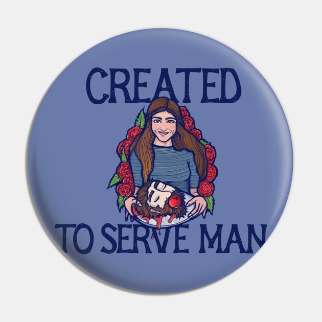 To serve Man Pin by bubbsnugg