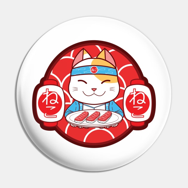 Sushi chef cat Pin by Rentake