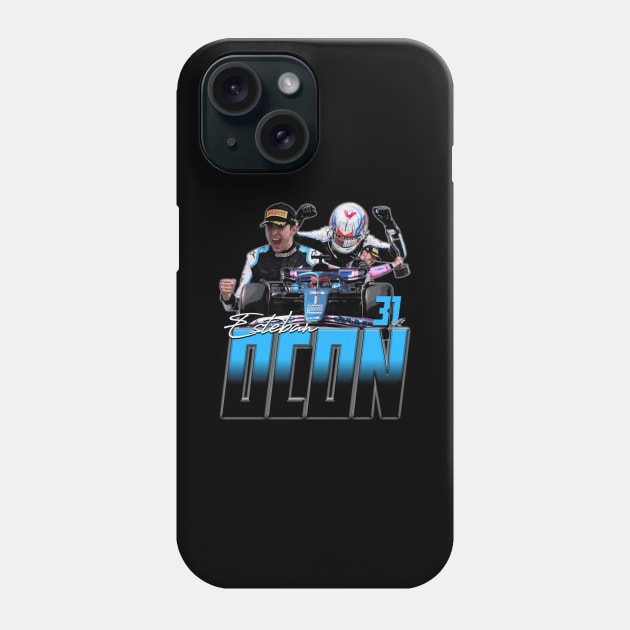 Esteban Ocon Vintage Phone Case by lavonneroberson