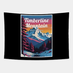 Timberline Mountain ski West Virginia USA Tapestry