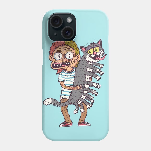 Catto-pillar Phone Case by hex