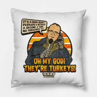 VINTAGE WKRP OH MY GOD! Pillow