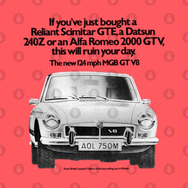 MGB GT - advert by Throwback Motors