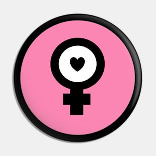 Feminist Symbol Icon Pin