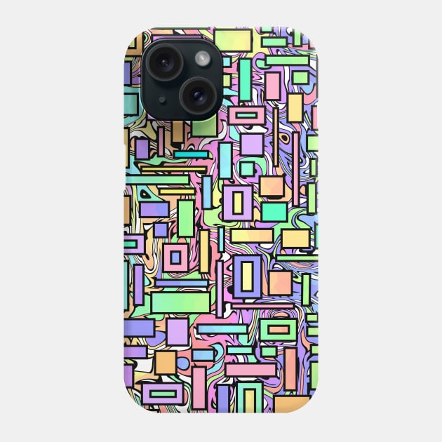 ABSTRACT Geometric Phone Case by SartorisArt1