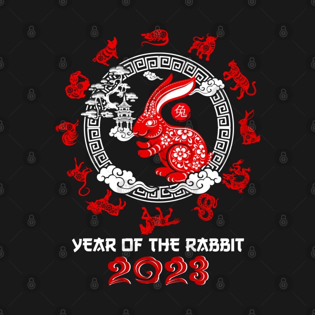 2023 Chinese New Year - 12 Chinese Zodiac Signs by Gendon Design