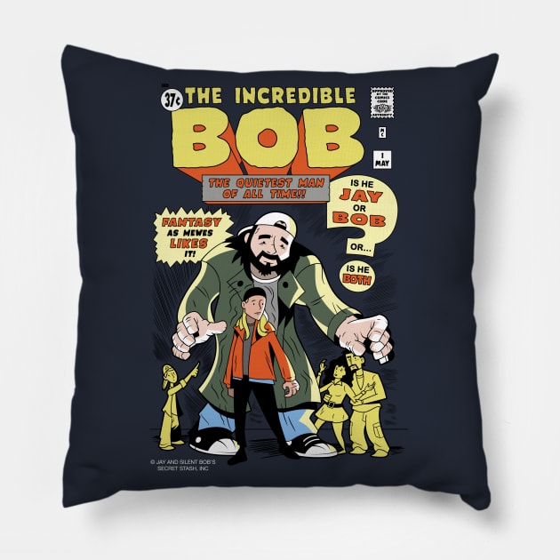 The Incredible Bob Pillow by iannorrisart