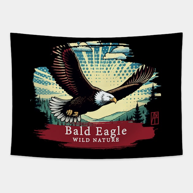 Bald Eagle - WILD NATURE - BALD EAGLE -5 Tapestry by ArtProjectShop