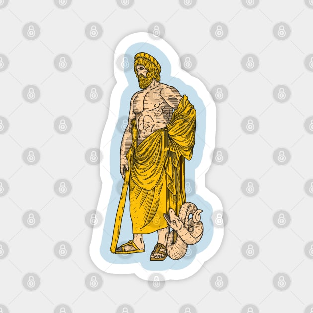 Roman Guy Statue Magnet by Javio