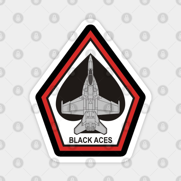 VFA-41 Black Aces - F/A-18 Magnet by MBK