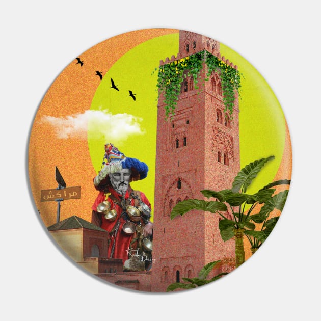 Marrakech Pin by ARTWEARABLE.MA