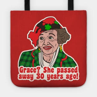 Grace? ... - Aunt Bethany Christmas Vacation Quote Tote