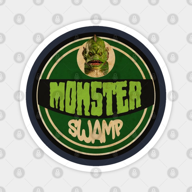 Monster Grand Slam: Swamp Creature Magnet by CTShirts