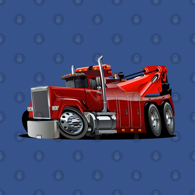 Cartoon tow truck by Mechanik