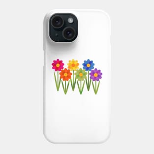 Rainbow Daisies Phone Case