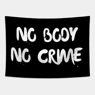 No body no crime Tapestry